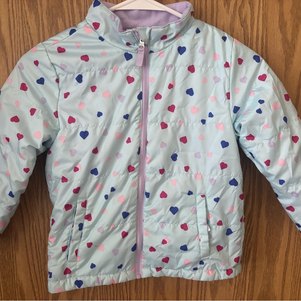 Kids Heart Pattern Jacket